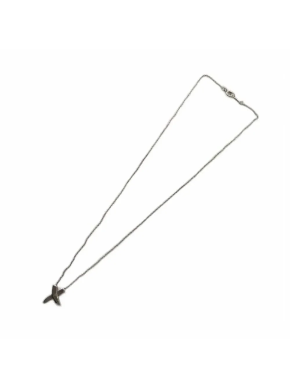 Tiffany & Co Kiss Graffiti Pendant Logo Silver